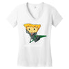 what's in his briefqueso Women's V-Neck T-Shirt