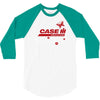 case ih farm butterfly 3/4 Sleeve Shirt
