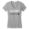Occupy Mars Shirt Women's V-Neck T-Shirt