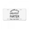 worlds greatest farter License Plate