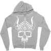 viking skull Zipper Hoodie