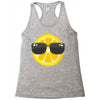Lemon with Glasses Racerback Tank