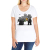 pacifist plumber Ladies Curvy T-Shirt