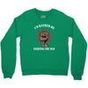 id rather be fighting the man Crewneck Sweatshirt