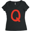quail man Women's Triblend Scoop T-shirt