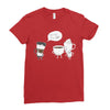 coffee that's always late Ladies Fitted T-Shirt
