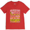 Legends Are Born In December V-Neck Tee