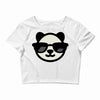 cool panda Crop Top