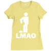 lmao laughing my ass Ladies Fitted T-Shirt