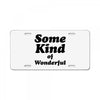 Some King Of Wonderful License Plate