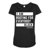Rooting for Everybody Maternity Scoop Neck T-shirt
