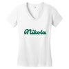 nikola Women's V-Neck T-Shirt