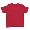 #drunk hashtag neon pink Youth Tee