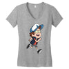 bipper1 Women's V-Neck T-Shirt