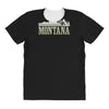 montana mountains All Over Women's T-shirt