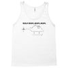 roflcopter funny t shirt geek nerd college gamer Tank Top