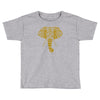 tribal print elephant geometric gold animals cool Toddler T-shirt