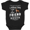 true friend (boxer) Baby Bodysuit