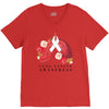 lung cancer awaneress V-Neck Tee