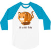 if it fits i sits 3/4 Sleeve Shirt