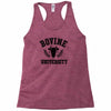 bovine university Racerback Tank