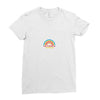 California Sunrise Pocket Ladies Fitted T-Shirt