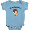 class o f 2019 cool boy Baby Bodysuit
