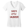 dad's litle hunter Women's V-Neck T-Shirt