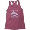 learn polish peace Racerback Tank