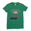Girl Like A Flowers Ladies Fitted T-Shirt