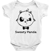 sweaty panda Baby Bodysuit
