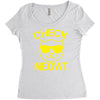 check meowti Women's Triblend Scoop T-shirt