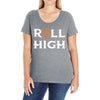 Roll High Dungeon T-Shirt Ladies Curvy T-Shirt