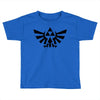 zelda logo black logo Toddler T-shirt