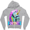 fortnite unicorn Zipper Hoodie