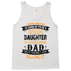 Super Cool Daughter Of A Freaking Awesome Dad Tank Top