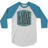 i love my beared husband 3/4 Sleeve Shirt