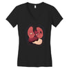 heart attack Women's V-Neck T-Shirt