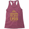 queens are born in 1955 Racerback Tank
