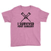I Survived Foot Surgery Youth Tee