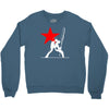 he clash inspired long sleeve Crewneck Sweatshirt