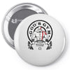 god's gym Pin-back button
