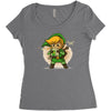 the legend of zelda Women's Triblend Scoop T-shirt