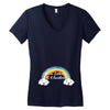 You're Looking At A Rainbow Women's V-Neck T-Shirt