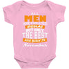 all men are created equal but only the best are born in november Baby Bodysuit
