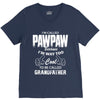 I'm Called Pawpaw Because  I'm Way Too Cool To Be Called Grandfather V-Neck Tee