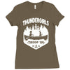 thunder girls Ladies Fitted T-Shirt