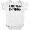 kale yeah i'm vegan Baby Bodysuit