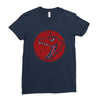 Red Dinosaur Ladies Fitted T-Shirt
