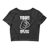 you have just lost the game  funny computer internet humour Crop Top